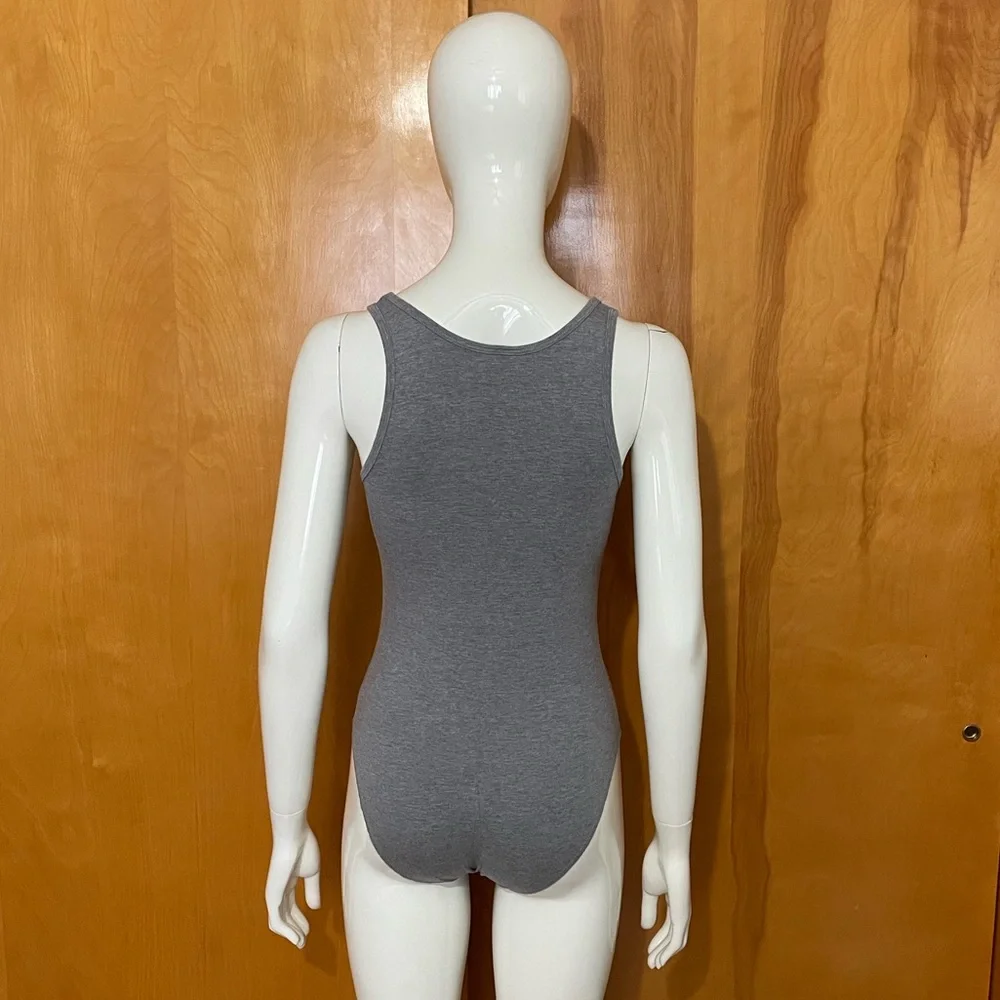 Rare Victoria’s Secret Pink 2017 Set Bodysuit XS & Shorts Small Gray - Picture 6 of 14